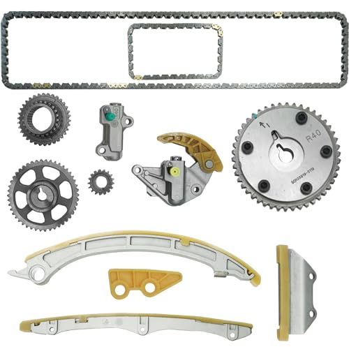 2.4L Timing Chain Kit for Honda Accord CR-V CRV Acura ILX TSX Civic Crosstour 2008-2015 2.4 L4 Engine Timing Chain Set 14510-R40-A01 14530-RAA-A01 with Tensioner Camshaft Adjuster
