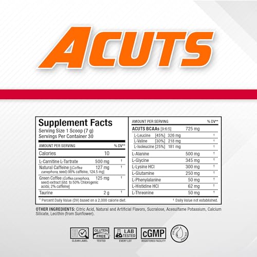 Image of ALLMAX ACUTS Amino Energy Powder, 30 Servings, Pina Colada