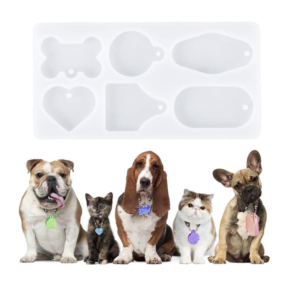 5 Pièces Moules En Résine Époxy Pour Pendentif Cadre Cristal On