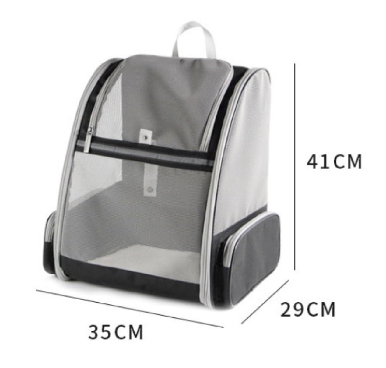 Rucksack Haustier Katze Träger Rucksack Hunde Tragetasche Falten Brust Tragbare Outdoor-Reise Haustier(Pink)