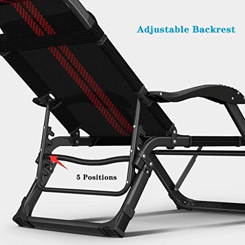 Chaises longues imperméables et stables avec structure en métal robuste - 6