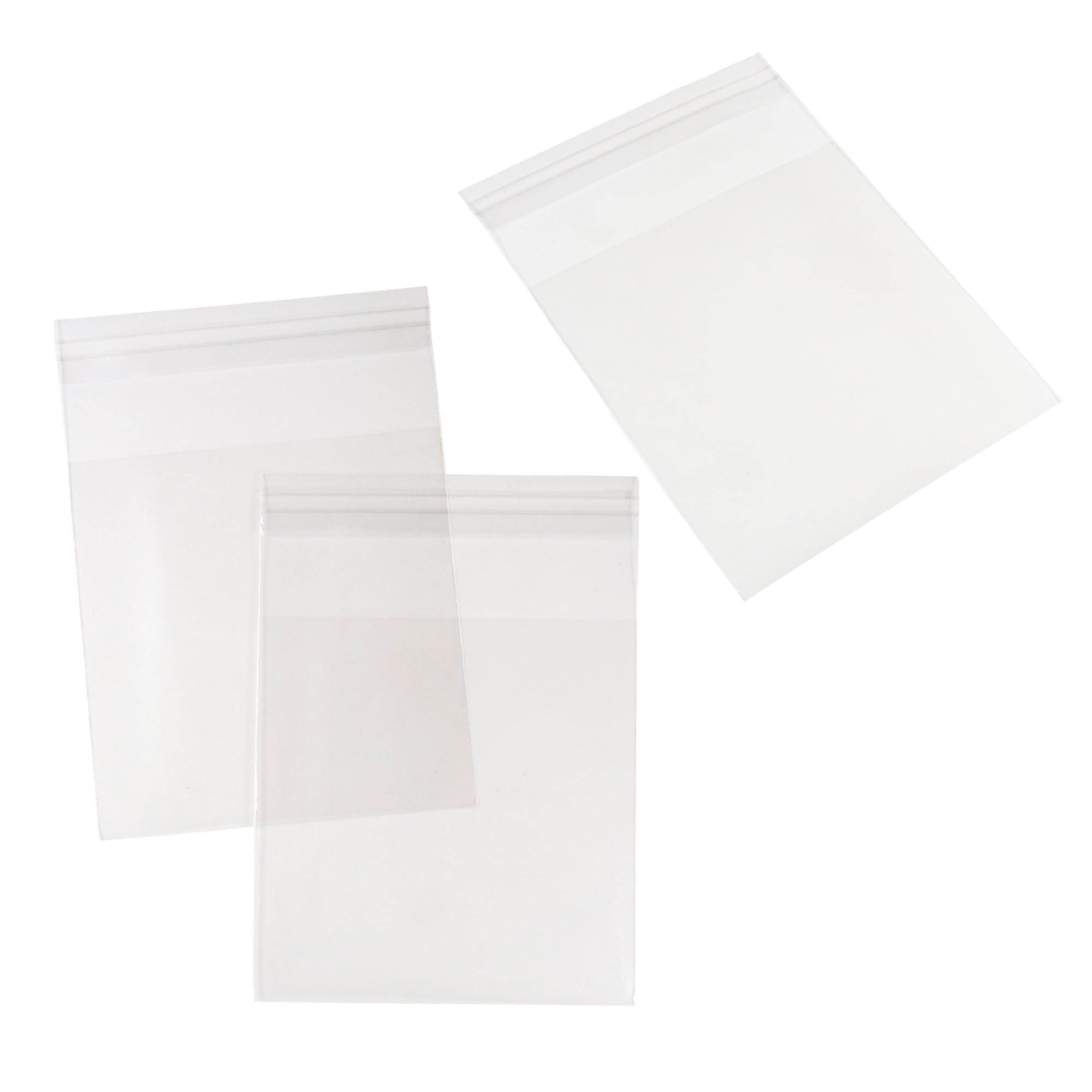 888 Display® – 200 bolsas de árbol ultra transparente, panadería, vela, jabón, galletas con sello adhesivo