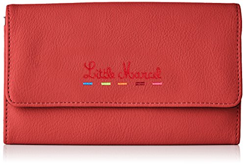 Little Marcel Id18-lm-red, Portafogli Donna Rosso