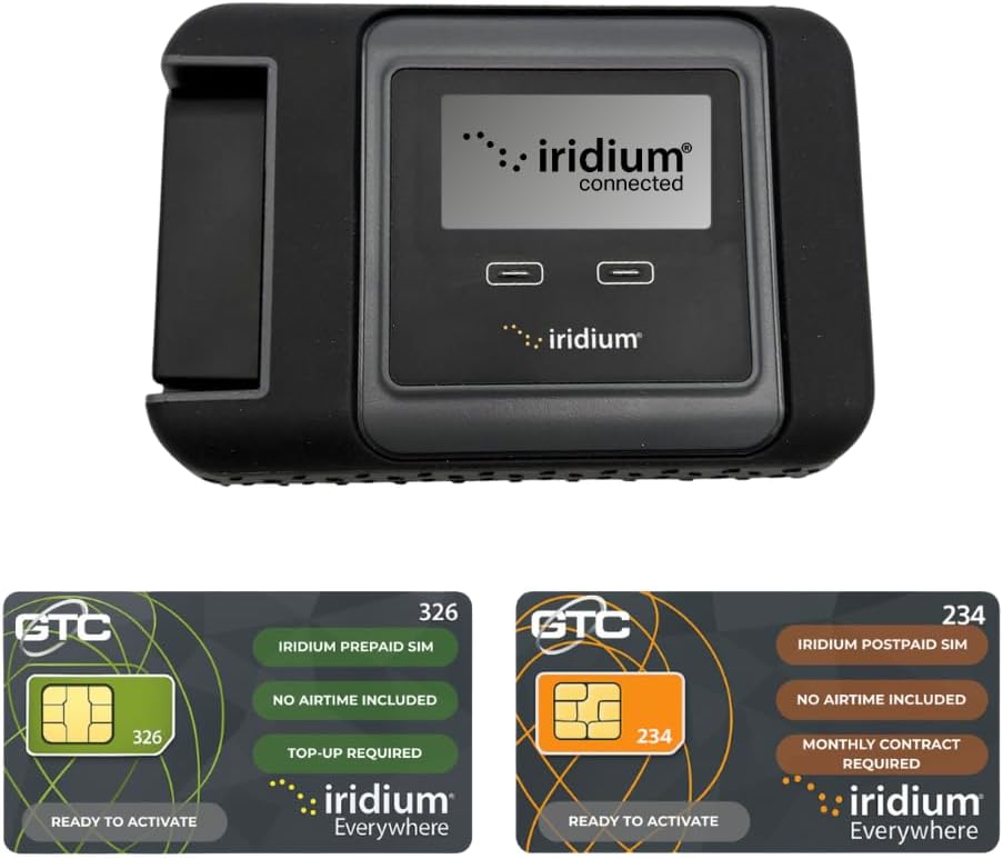 Iridium GO! Satellite Wi-Fi Hotspot | Global Coverage | Voice & Data | Rugged Design | Portable | Seamless Connectivity