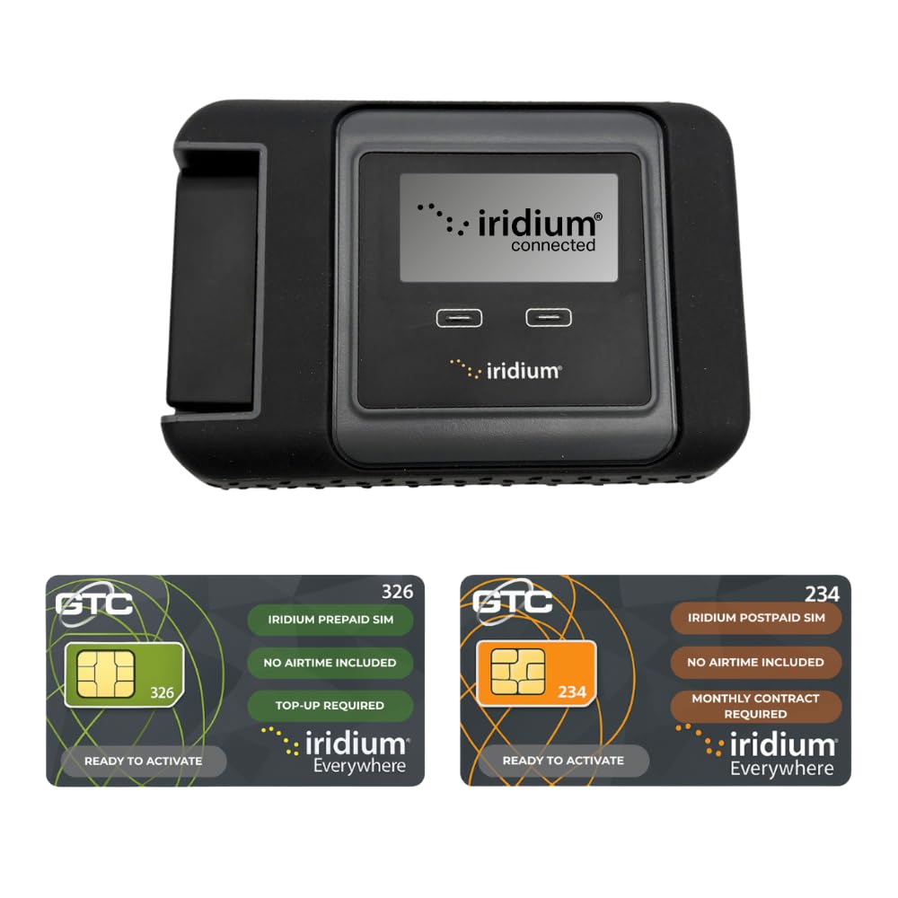 Iridium GO! Satellite Wi-Fi Hotspot | Global Coverage | Voice & Data | Rugged Design | Portable | Seamless Connectivity