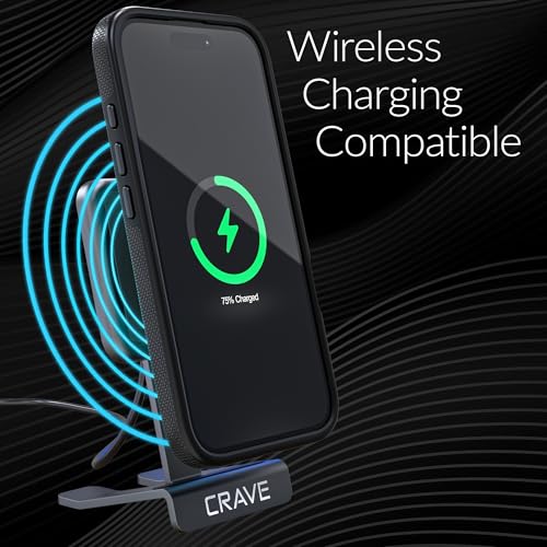 Image of Crave Dual Guard Compatible with iPhone 16 Case, Compatible with MagSafe Shockproof Protection Dual Layer Case for Apple iPhone 16 (6.1 inch) - Black