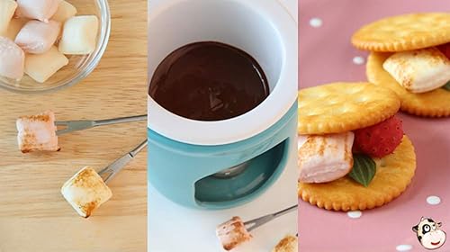 Miniatura 3 de Korean Lotte Soft Malang Cow Fresh Milk  Strawberry Milk Chewy Candy paquete de 2 278 onzas