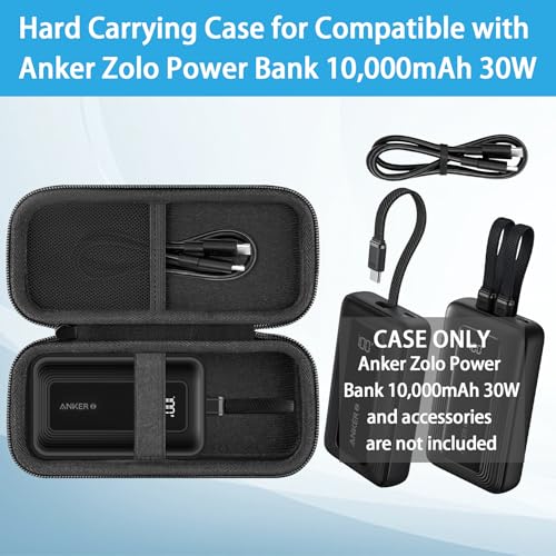 Estuche rígido de viaje para Anker Zolo Power Bank 10,000mAh miniatura 3