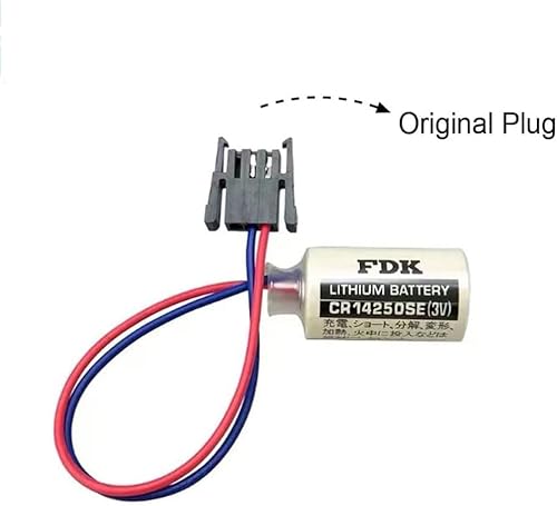 Miniatura 4 de Paquete de 8: batería CR14250SE 1/2AA 3V 1000mAh PLC batería de litio para FDK 1747-BA PLC fuente de alimentación de respaldo de batería