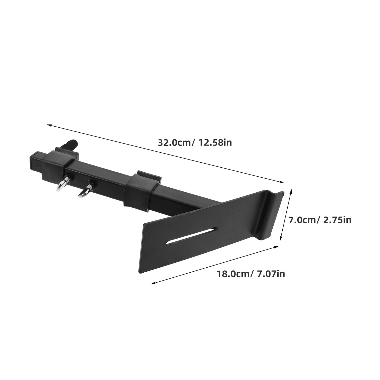 Supporto a Parete per Tastiera Elettronica Nero 1 Paio in Metallo