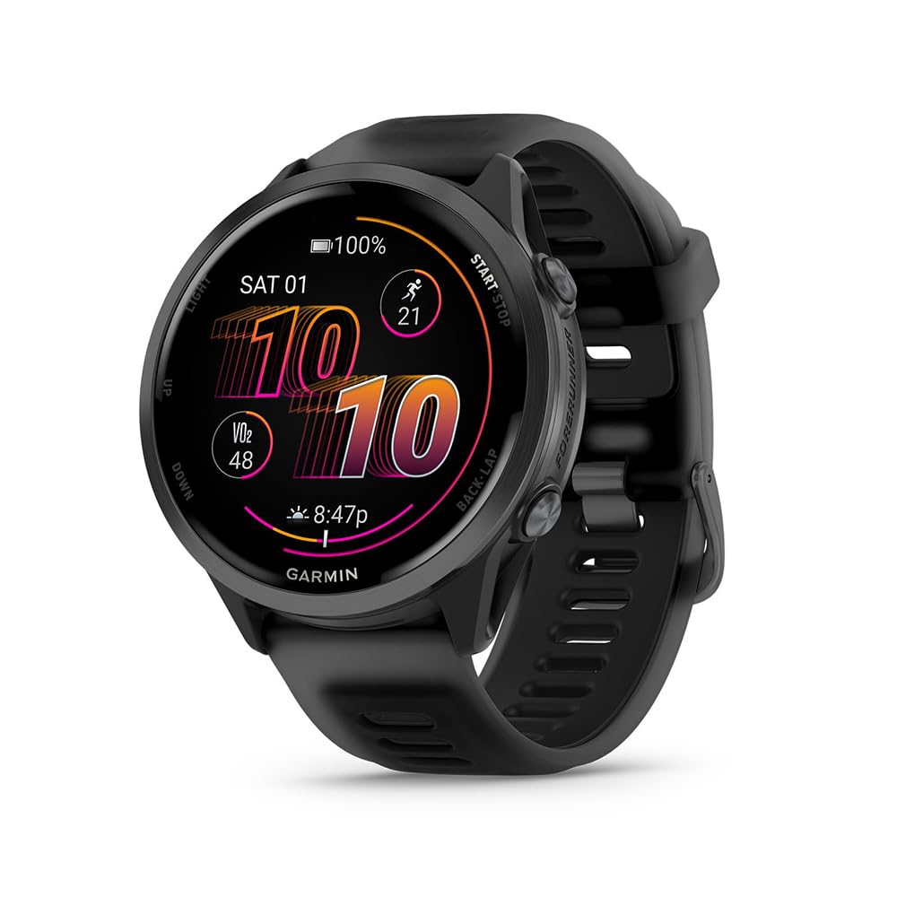 Garmin Forerunner GPSウォッチ Amazon.com: Garmin 010-02971-00 Forerunner 570-47mm GPS Smartwatch