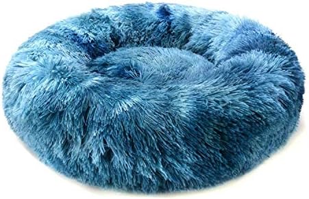 PETCUTE Dog Bed Cat Bed for Indoor Cats Washable Plush Donut Pet Bed Soft Calming Cuddler Kennel Small Medium Large