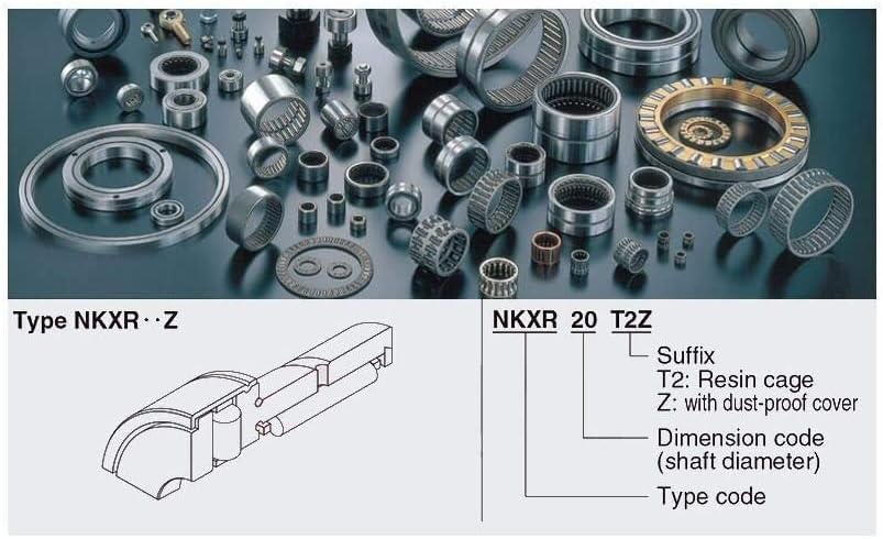 高速 NKXR50Z ニードルローラー円筒ころスラスト玉軸受 ケージ