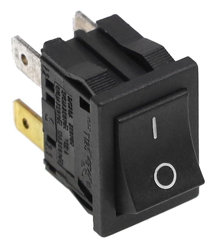 Interruptor de alimentación compatible con/pieza de repuesto para cafeteras automáticas Philips Saeco 242212625104 (descripción)