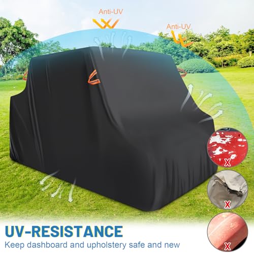 Image of MDPROMCP UTV Cover 4-6 Seater Waterproof 420D Oxford 157 inchx65 inchx77 inch
