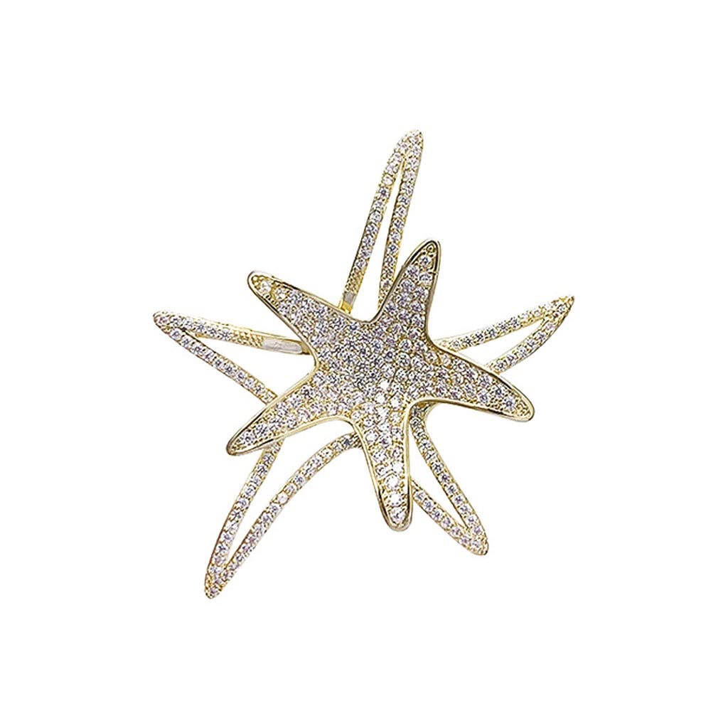 Broche pour femme chic pour pull et vêtements de bureau quotidiens