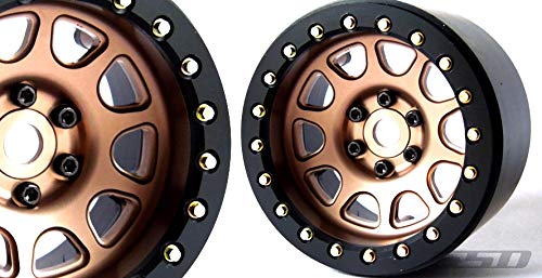 2.2" D Hole Beadlock Wheels (Bronze) (2)