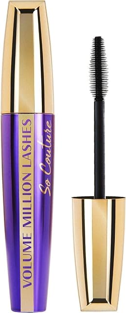 L'Oreal Paris Volume Million Lashes So Couture Mascara Black, Volume and Intensity, Leaving Lashes Soft