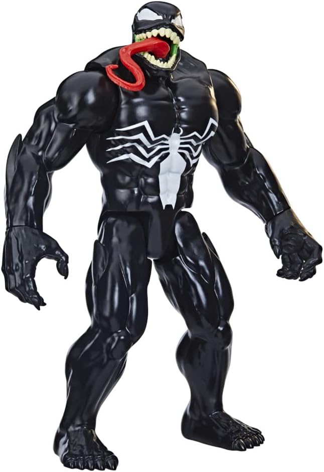 Marvel Spider-Man Titan Hero Series Deluxe Venom Toy 12-Inch-Scale Collectible Action Figure, Toys for Kids Ages 4 and Up