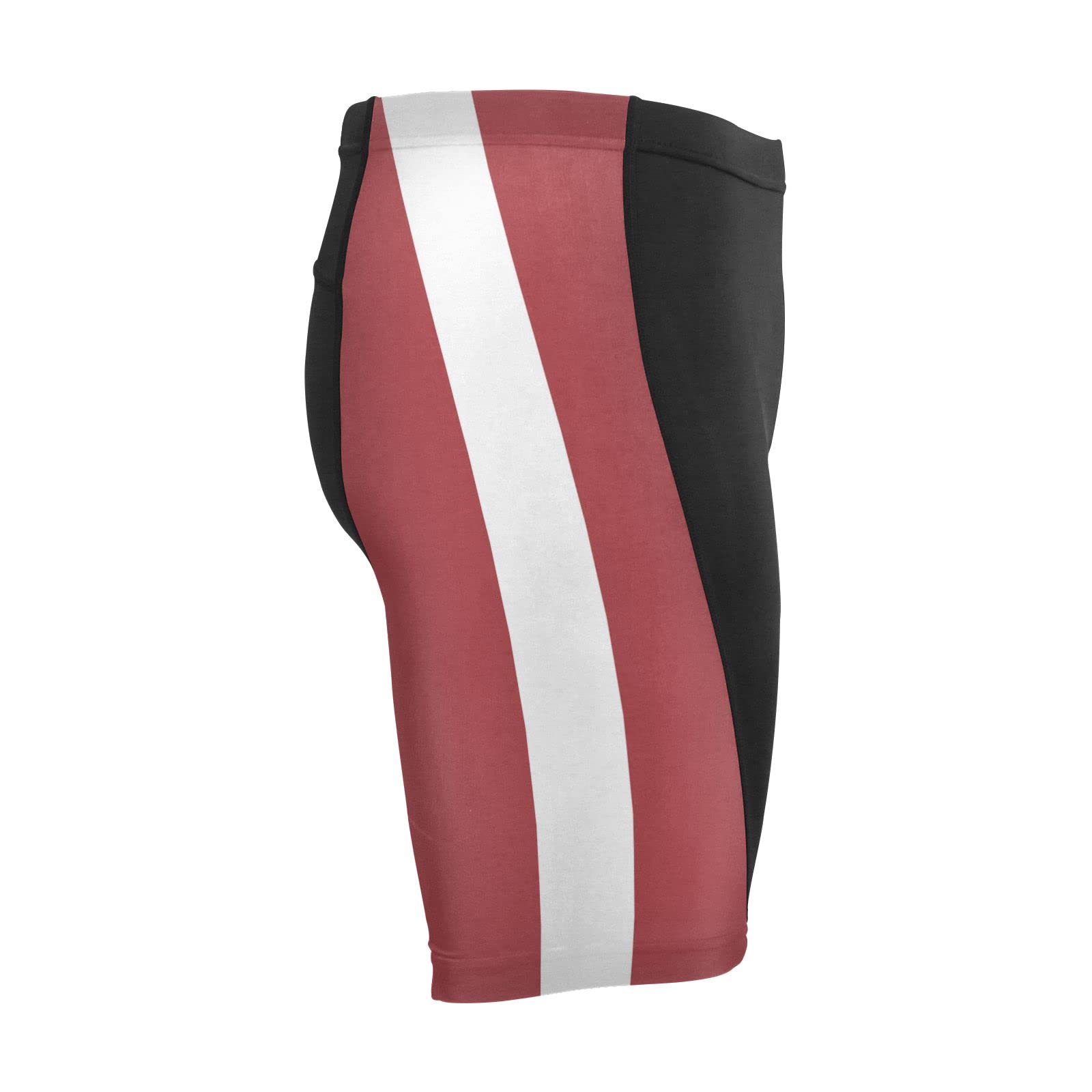 Latvia Flag Men's Bike Shorts Padded Cycling Bicycle Biking Shorts Tight Multicolor