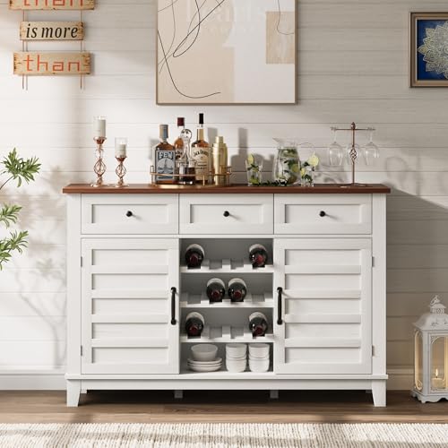 Garvee 53.5 Coffee & Wine Bar Cabinet with Storage