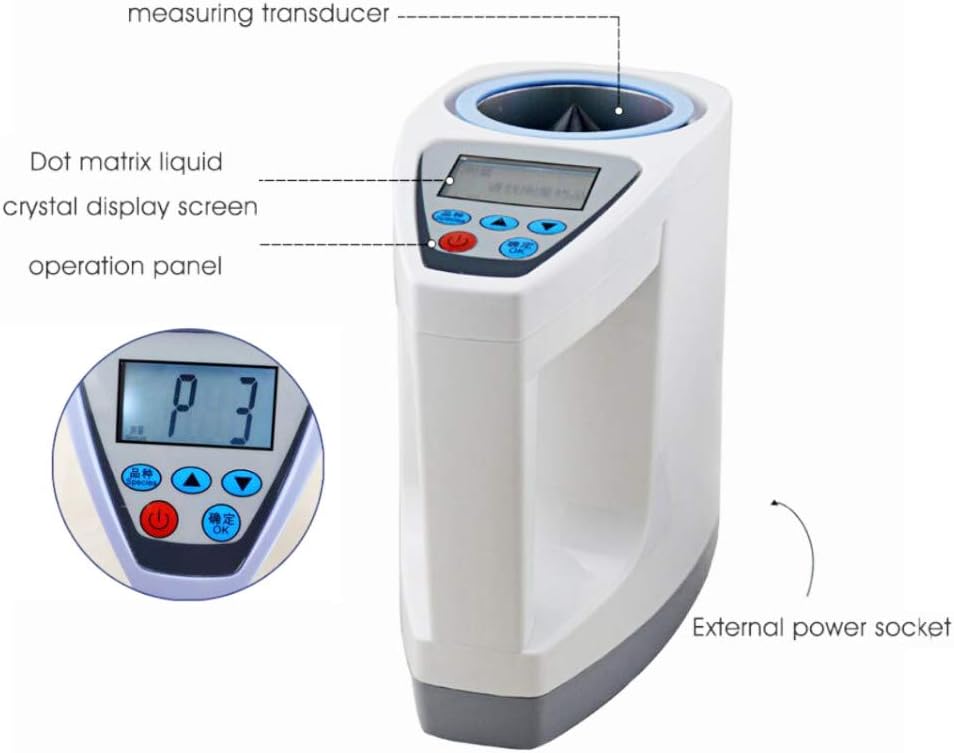 Digital Grain Moisture Analyser Computer Moisture Meter For 24 Grains Rice Wheat Maize Moisture Testing