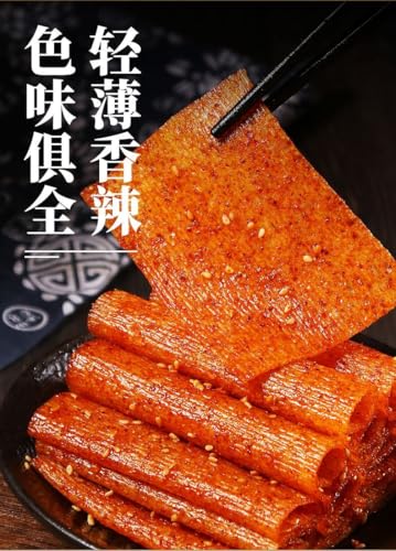 6 flavors mixed spicy spicy latiao,spicy big gluten, instant spicy slices spicy shreds, snack food,delicious Chinese snacks gifts, spicy sweet spicy,handmade spicy mala latiao (Mixed taste,3packs)