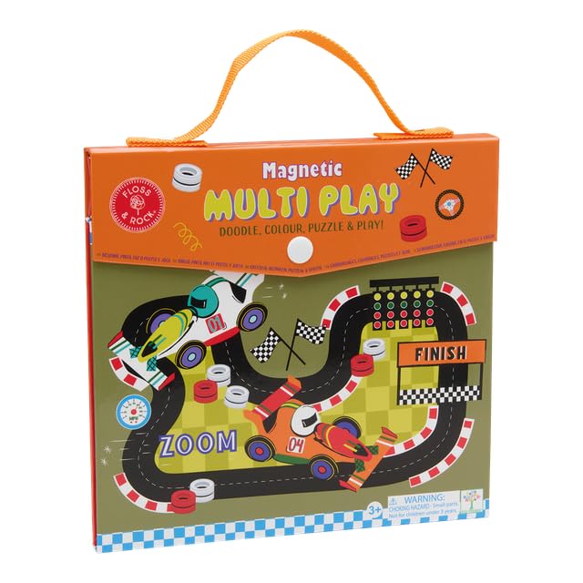 Floss & Rock Cars Magnetic Multi Play, 25,4 cm, multicolore