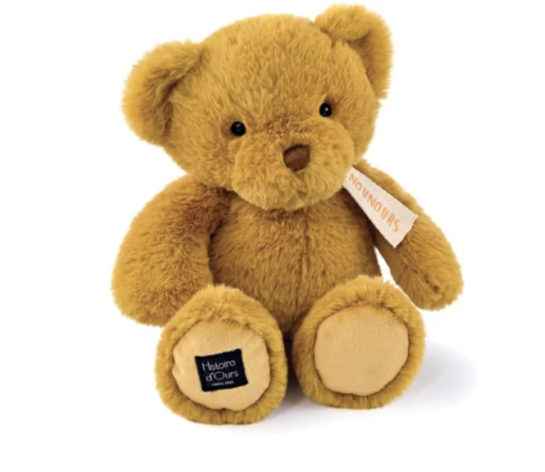 Histoire d'Ours - The Teddy Bear Ochre 28 cm, Ochre - 28 cm - Birth Gift - HO3238