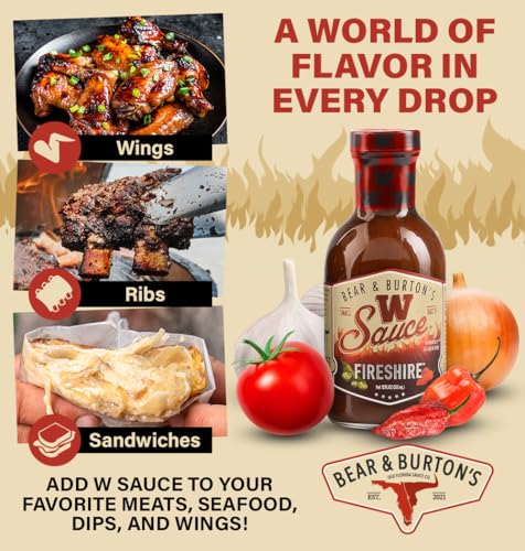 Image of Bear & Burton's Sauce Pack - Original, Fireshire, Breakfast & Breakfast Too