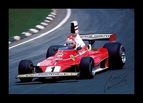 Preisvergleich Produktbild Niki Lauda Signiert und gerahmt Foto
