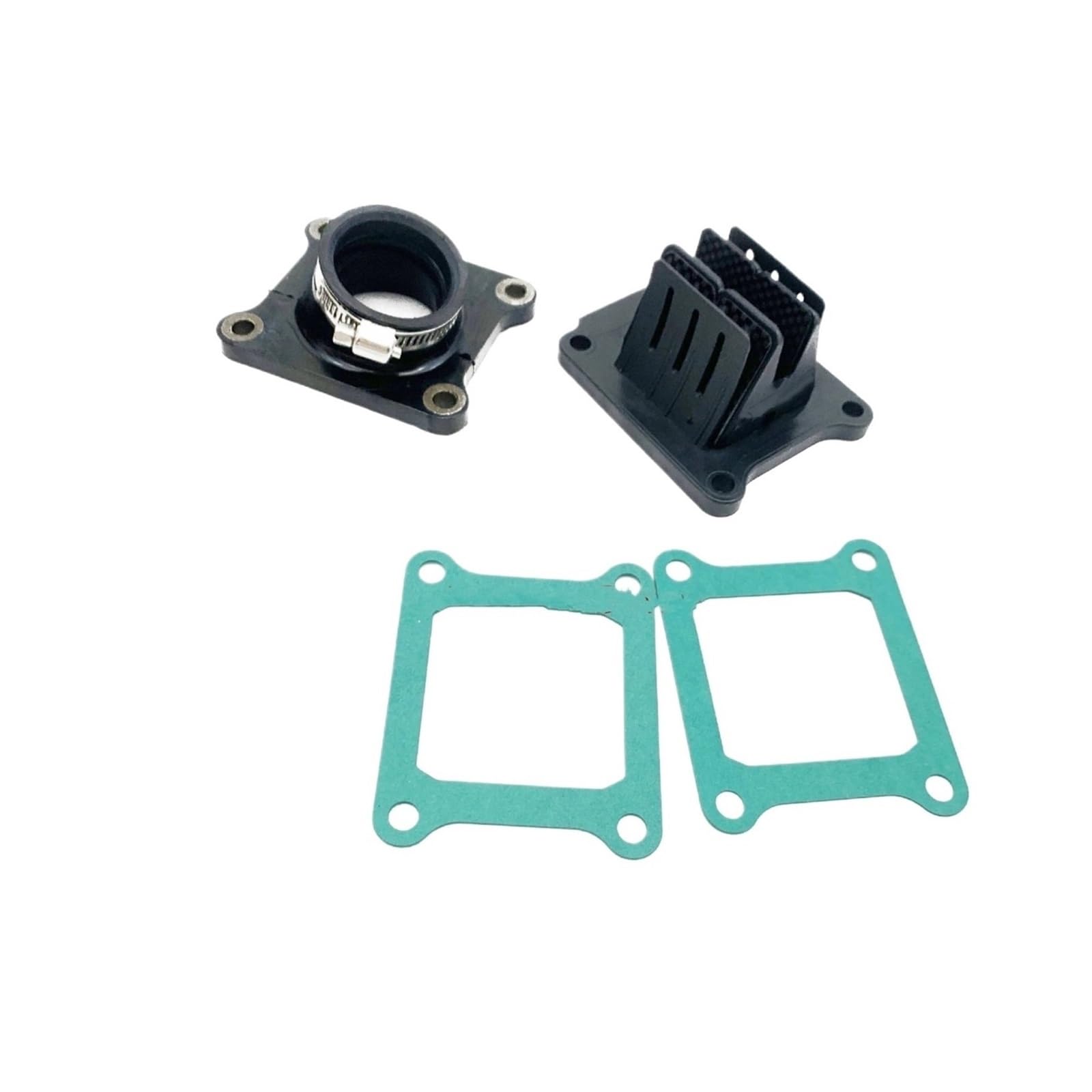 Válvula de láminas de fibra de carbono para Suzuki RM85 con colector de admisión de alta precisión