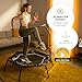 SportPlus Fitness Trampolin Indoor für Zuhause, Trampolin mit Haltestange höhenverstellbar, Gummiseilfederung, Workout & Cardiotraining, Premium-Qualität Designed in Germany 130kg