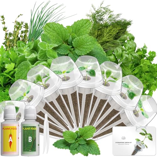 Gourmet Herb Seed Pod Kit Compatible with AeroGarden, idoo, Ahopegarden, Gardencube with Basil,...