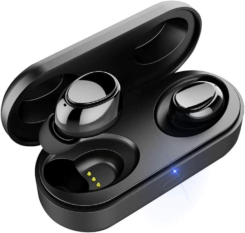 Wireless Ear Buds Wireless Headphones Bluetooth 5.0 Waterproof Built-in Mic with 500mAh Charging Case