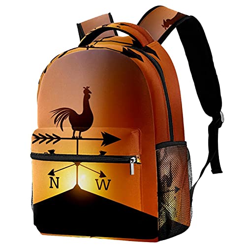 Petit sac à dos motif crevettes de taille unique pour filles et garçons