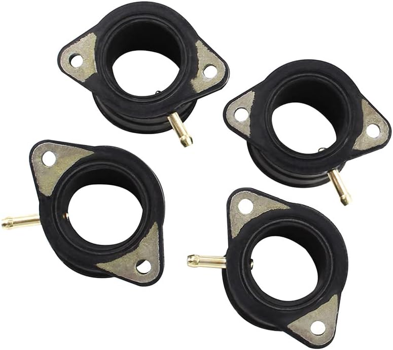 4pcs Motorcycle Carburetor Interface Intake Outlet Manifold For Yamaha XJ1100 J Maxim XS1100E/F/G/H XS1100L Motorcycle parts