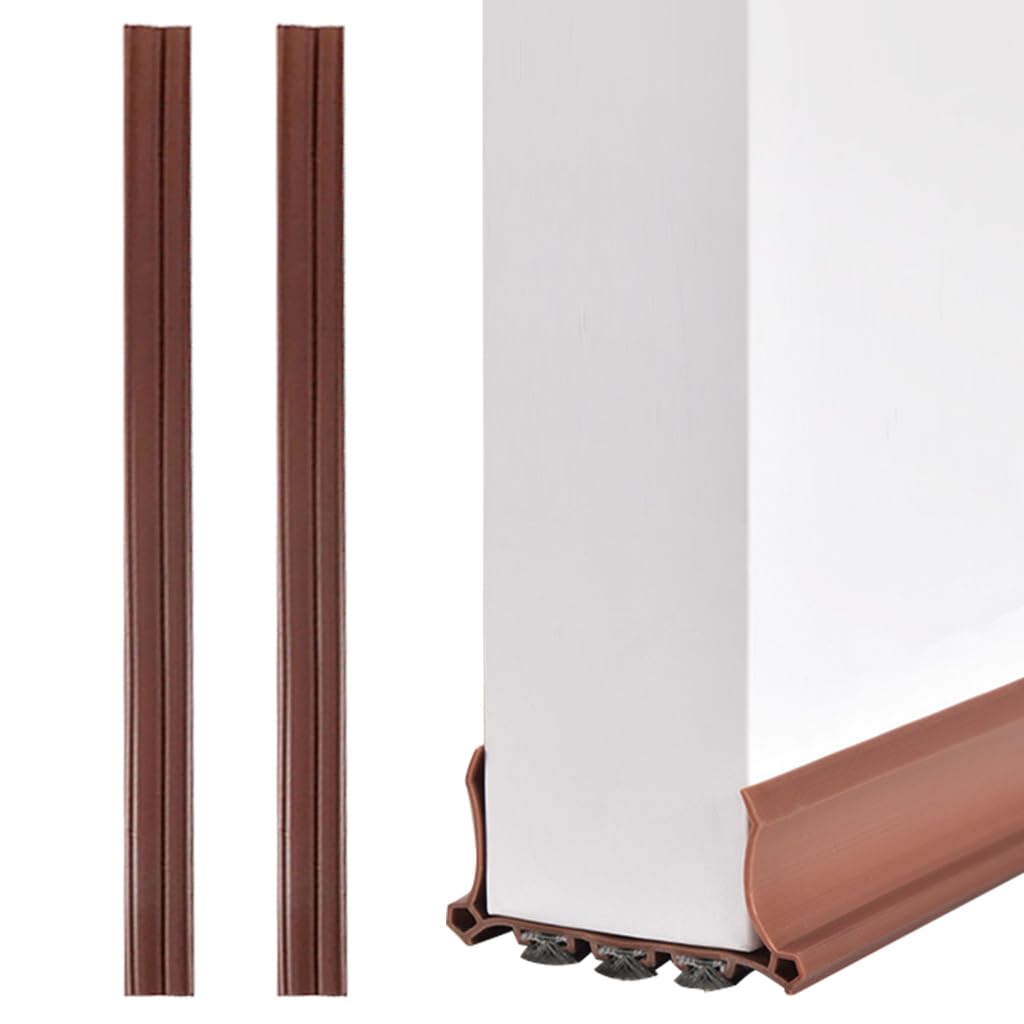 HASTHIP® 2Pcs Door Sealers Suits for Door Gap(0-25mm), Air Gap Silicone Shield Waterproof -Strip Door Bottom Sealing Guard for Home, Office, Reduce Noise, Insects, Wind Dust Weather from Outside (B0DCB8ZCGK) Amazon Price History, Amazon Price Tracker