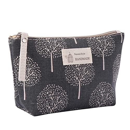 Canvas Travel Toiletry Bag for Women | Multi-Function Cosmetic Bags Storage Case with Zipper,Make Up