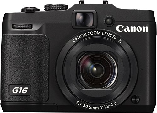 Canon PowerShot G16 digital camera 5 times zoom PSG16 wide angle 28mm optical - International Version (No Warranty)