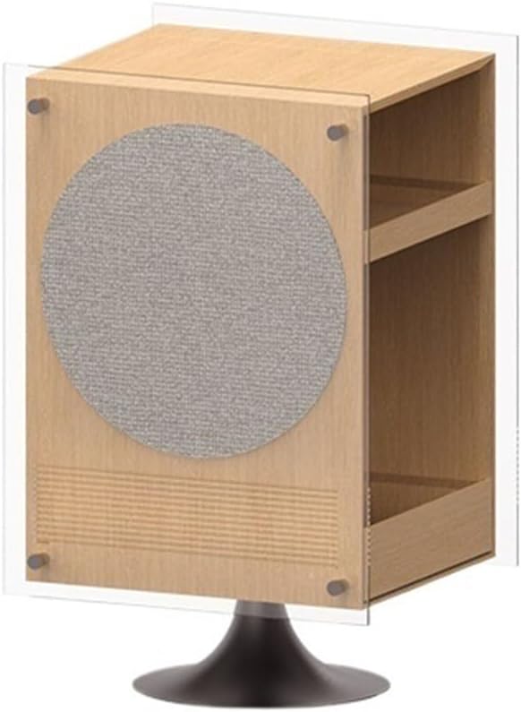 Coffee End Table Rotatable Sofa Side Table Open Storage Cabinet Living Room Speaker Cabinet Bedroom Nightstand Side Table
