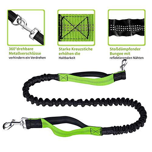 Hunde-Joggingleine Pet Room Premium – Verstellbare Führleine für Aktivitäten