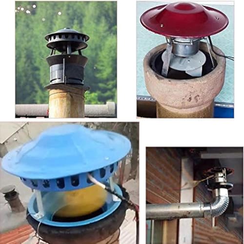 Ventilateur d'extraction de cheminée 100W stop odeur suie poêle et chalet