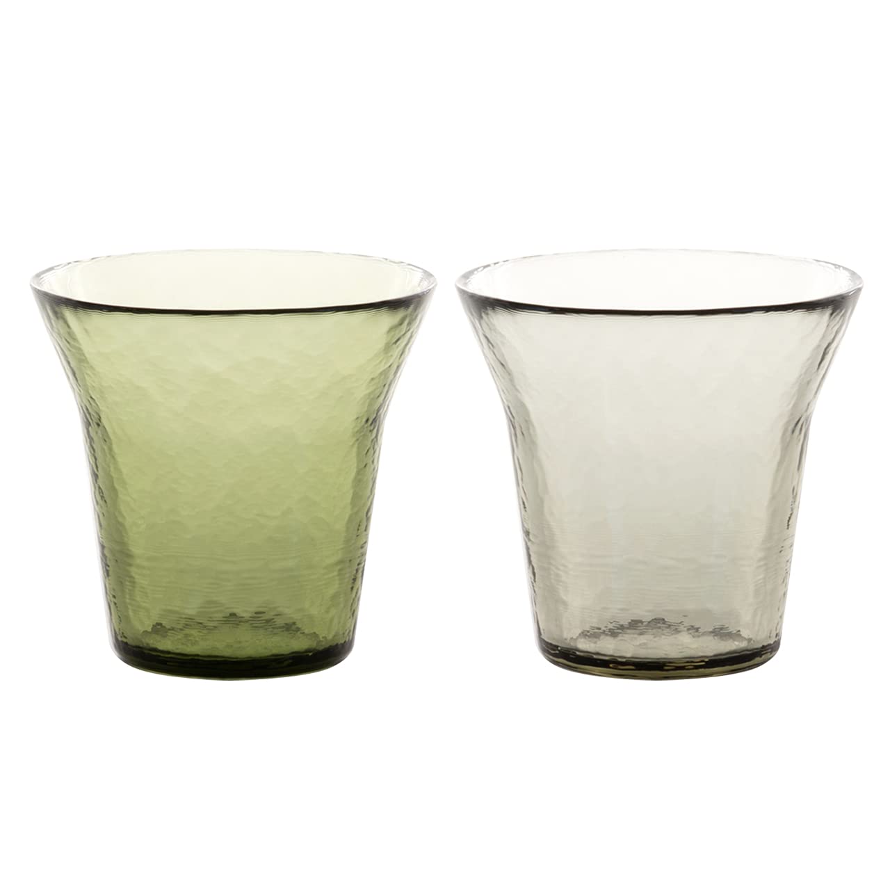 Wired Beans Lifetime Tsugaru Vidro Tumbler Pair Green Grey 7.9oz Gift Box