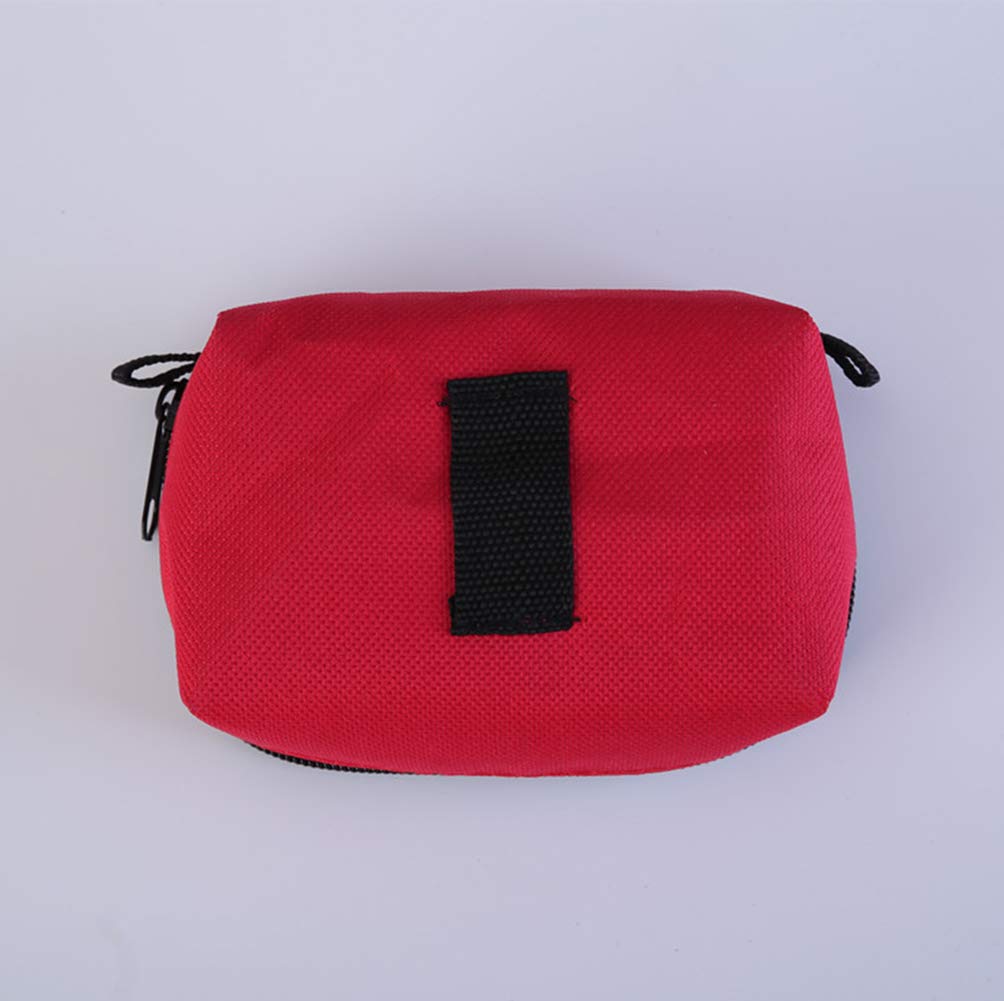 Wheelchair, Botiquín de Primeros Auxilios, botiquín de Primeros Auxilios Oxford para Exteriores, Equipo de Supervivencia de Cuidado portátil multifunción Rojo, Bolsa vacía 5,7 * 4"