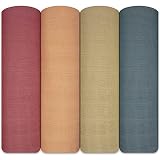 Mom Beebi Muslin Swaddle Blankets, Soft Silky Swaddle Blanket, Breathable and Skin-Friendly Baby Bla