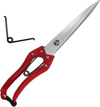 1PCS Multifunctional Stainless Steel Sheep Shears Hand Pruner, Powerful Spring Garden Shears,Wool Shears Manual Cow Wool Scissors Supplies Tool Pet