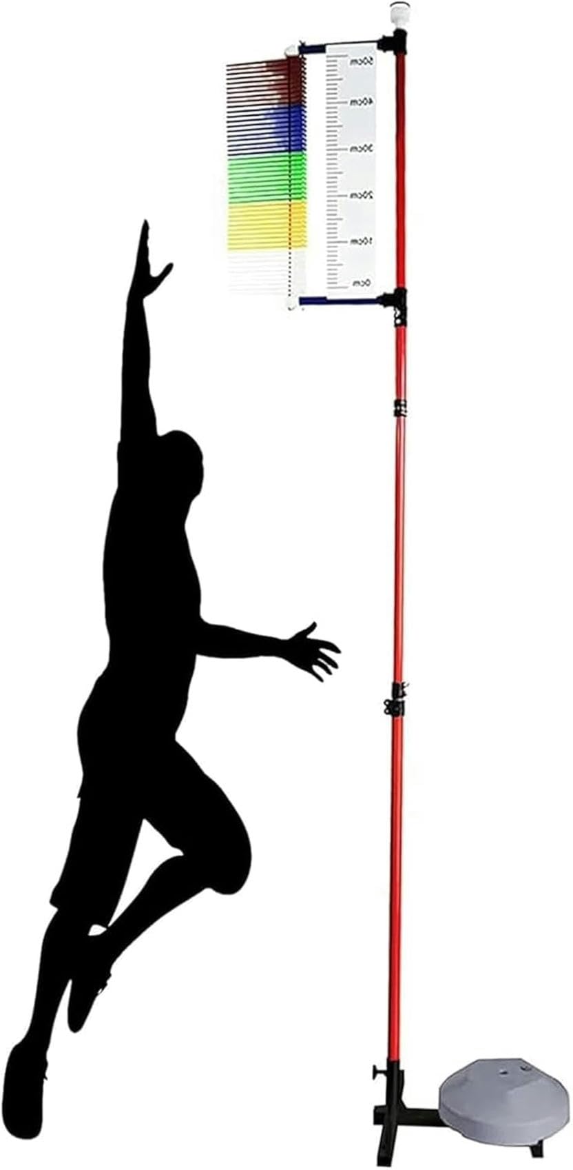 Testeur de saut vertical pour basketball et volleyball réglable 1,2 à 3,5 m