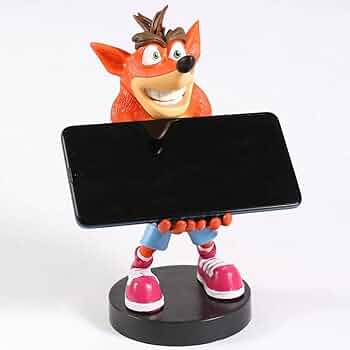クラッシュバンディクー  コントローラスタンド スマホスタンド ゲームフィギュア Amazon | クラッシュバンディクー コントローラスタンド スマホ