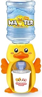 لعبة موزع مياه للأطفال، ألعاب مطبخ على شكل حيوان ووحدة نافورة شرب مع صنبور (بنمط بطة لطيفة)